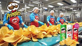 How Pringles Are Made In Factory | From Potato to Perfect Chip