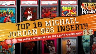 *You won't believe these* Top 10 Most Affordable Michael Jordan 90s Inserts to Least Affordable!