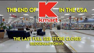 THE END OF K MART IN THE USA - THE LAST FULL SIZE STORE CLOSES