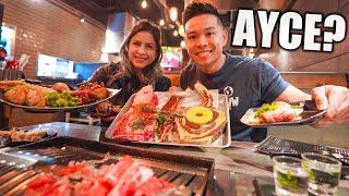 TOMAHAWK STEAK Korean BBQ Buffet In Las Vegas!