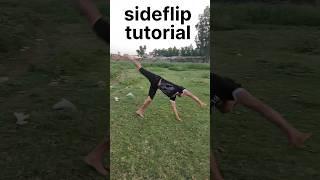 sideflip tutorial #shorts #flips #tutorials #ytshort #side #viral #sideflips