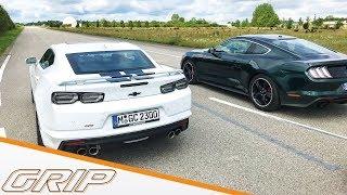 Ford Mustang Bullitt vs. Chevy Camaro I GRIP