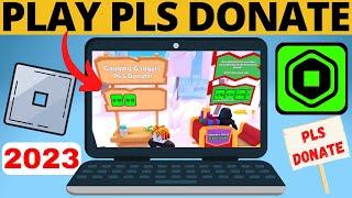 How to Play Pls Donate on Roblox - Setup Pls Donate Stand - 2023 Update