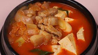 돼지고기 김치찌개 이대로만 끓여보세요 김치찌개 황금레시피 심방골주부