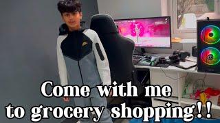 COME WITH ME TO GROCERY SHOPPING |UNBOXING MY PARCEL !!!