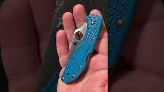 Spyderco Delica spydie-flick error.