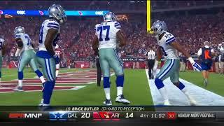 Brice Butler 37-Yard TD Reception / Cowboys vs Cardinals / NFL Week 3