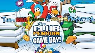 Club Penguin: Game Day! - Teams Red, Green & Yellow Playthrough