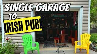 Irish Pub Garage Conversion! Faye's Victory Pub Tour