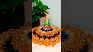 Low Cost Diwali Home Decor DIY Ideas-4 DIY Candle Holder out of trash kulhad #diwalidecoration #diy