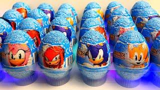 ASRM No talking BLUE Unboxing - Sonic the Hedgehog Chocolate Eggs #supriseeggs