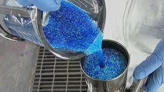 How to custom paint a motorcycle / Painting method Chameleon flakes and candy painting