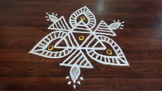 Thai madha shasti kolam|Thai madham kolam|Simple Star kolam|Salem Rangoli|Pooja star padi kolam