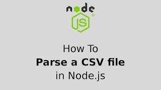 How to parse a CSV file in Node.js