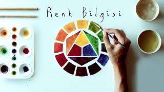 RENK BİLGİSİ - Ana,Ara,Sıcak,Soğuk,Zıt Renkler,Renk Karışımları ve Tonları