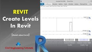 9.How to Create Levels In Revit | Details of Level | Beginners Tutorials | Autodesk Revit