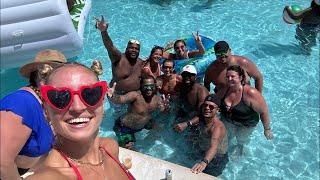 Griff & Alyssa ARE live! VIRGIN VOYAGES CELEBRATION— POOL PARTY