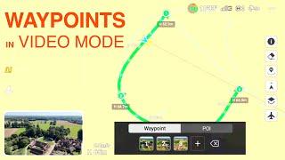 DJI Air 3: WAYPOINTS for video [Set Offline & In-Flight Tutorial]