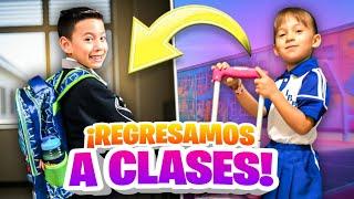 Vamos a clases POR PRIMERA VEZ| regresamos A LA ESCUELA | Los Molina