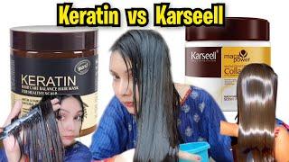 KERATIN VS KARSEELL MASK!