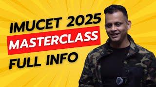 S01 - Ep 01 || Imucet Masterclass part 1, How to handle chaotic information?? || #imucet