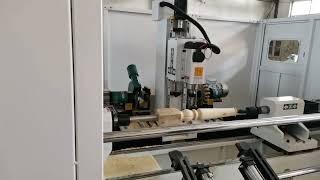 CNC Wood Lathe Turning Center from Jinan EagleTec