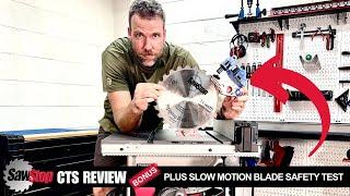 SawStop CTS Portable Table Saw Review: Plus I trigger the blade brake on purpose!