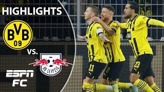 Borussia Dortmund vs. RB Leipzig | Bundesliga Highlights | ESPN FC