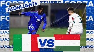 Highlights: Italia-Ungheria 0-1 | Under 18 | Amichevole