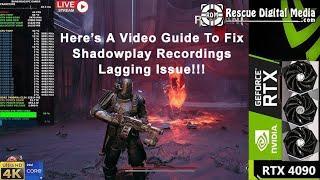 Shadowplay Recordings Lagging? Here's 5 Quick & Easy Fixes | Rescue Digital Media