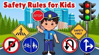 Safety Rules for Kids with Fun Quiz | Educational video for kids | #safetyrulesforkids #safety #quiz