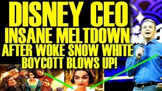 DISNEY CEO GETS ANGRY WITH FANS AFTER WOKE SNOW WHITE BOYCOTT & BACKLASH BLOWS UP! A TOTAL FAILURE