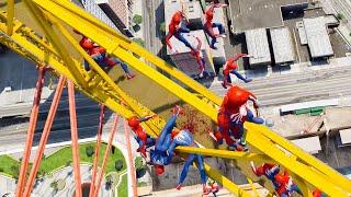 GTA 5 Ragdolls SPIDERMAN Jumps/Fails (Euphoria Physics) #13