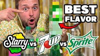 Starry vs Sprite vs 7 Up vs Sierra Mist: ULTIMATE Lemon Lime Soda Blind Taste Test