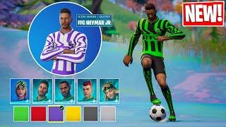 *NEW* FORTNITE FOOTBALL CLUB Skins! Neymar Jr | Lebron James and more! (Fortnite Battle Royale)