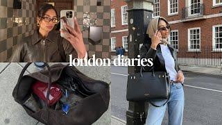 london diaries | glossier event, haircut day, new bag, content locations & more 