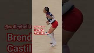 Brenda Castillo Dominican  volleyball 2023 vnl Korea 