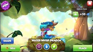 Hatched Water Whisp Dragon | Less 1 Chest Only in Chapter 1 Odin Castle Event | Dragon Mania Legends