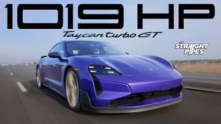 FASTEST Sedan in the WORLD! 2025 Porsche Taycan Turbo GT Review