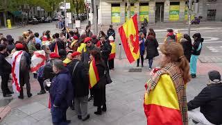 Spain | DENAES rally against Pedro Sanchez's Amnesty Law at Ferraz Street in Madrid (Dec 06, 2023)