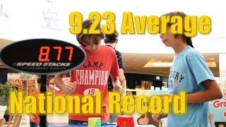 Rubik's Cube National Record: 9.23 Average - Martin Fronescu