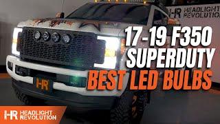 HR Tested: 353% Brighter LED Headlight Bulbs 17-19 Ford F350 Super Duty