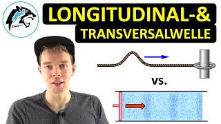 Transversalwellen vs. Longitudinalwellen | Physik Tutorial