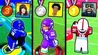 Which YOUTUBER is the BEST at NFL UNIVERSE FOOTBALL? (FT. SSundee, KreekCraft, Eli Mack)