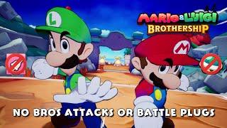 Can You Beat Mario & Luigi Brothership Without Bros Attacks or Battle Plugs?