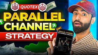 Parallel Channel Strategy || QUOTEX 1 Minute Trading Strategy - Trading Course EP 13