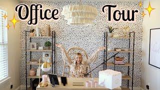 MY NEW OFFICE REVEAL + TOUR! | BOHO OFFICE DECOR | Tara Henderson