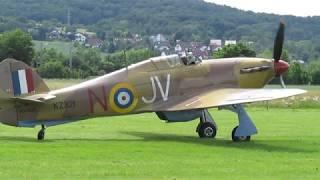 Flugplatzkerb Gelnhausen 2019 Hurricane takeoff