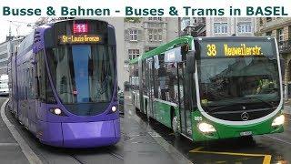 Busse & Bahnen in Basel - Buses & Trams in Basel - BLT & BVB alle Straßenbahn Baureihen