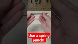 How to use a spring punch #shorts